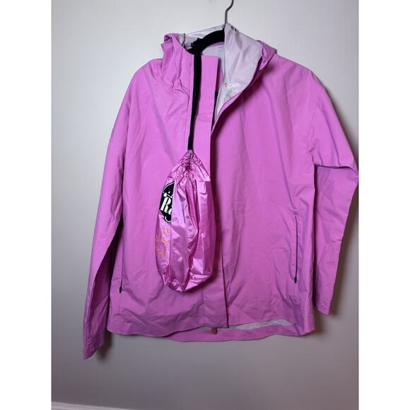Save The Duck Women's Karin Rain Jacket Pink Women Medium NEW - Picture 3 of 15